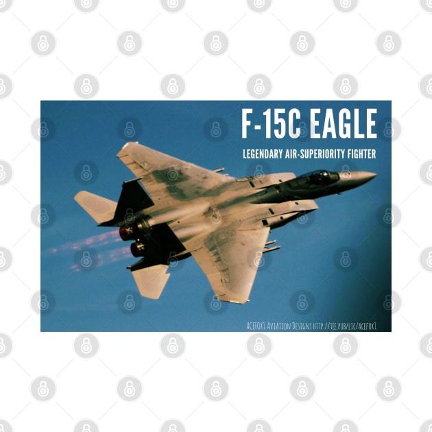 Single-Sided F-15C Eagle Afterburner Golden by acefox1