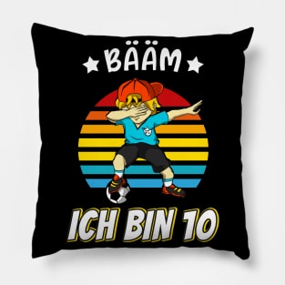 Fußball Fußballer Dab Junge 10. Bday Pillow