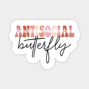 antisocial butterfly Magnet