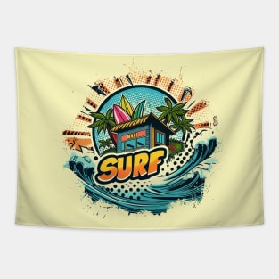 Surf Shop Tapestry