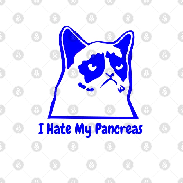 I Hate My Pancreas Dark Blue by CatGirl101