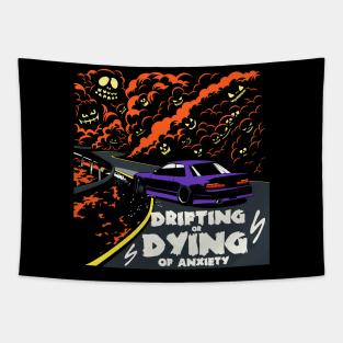 Silvia s13 spooky drifting - purple Tapestry