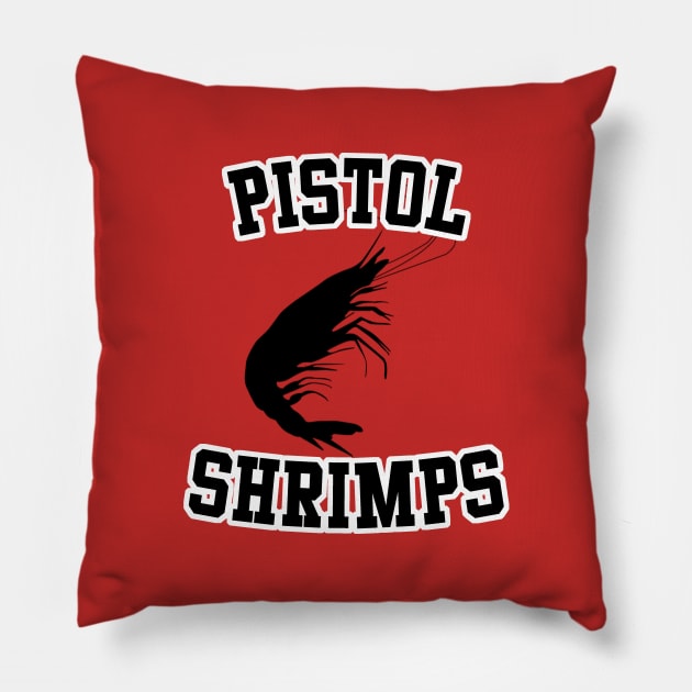 Pistol Shrimps jersey Pillow by fandemonium