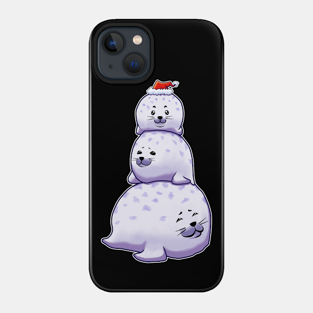 Chonky Seal Snowman Christmas - Chonky Seal - Phone Case