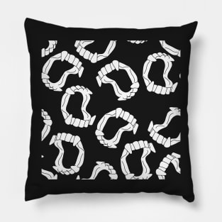 Vampire Fangs Pillow