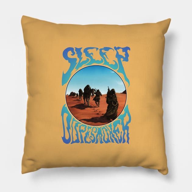 Sleep Band Stoner Doom Metal Pillow by tesaliaocta