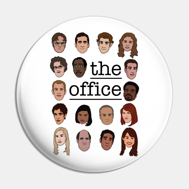 The Office Crew Pin by emilybr0