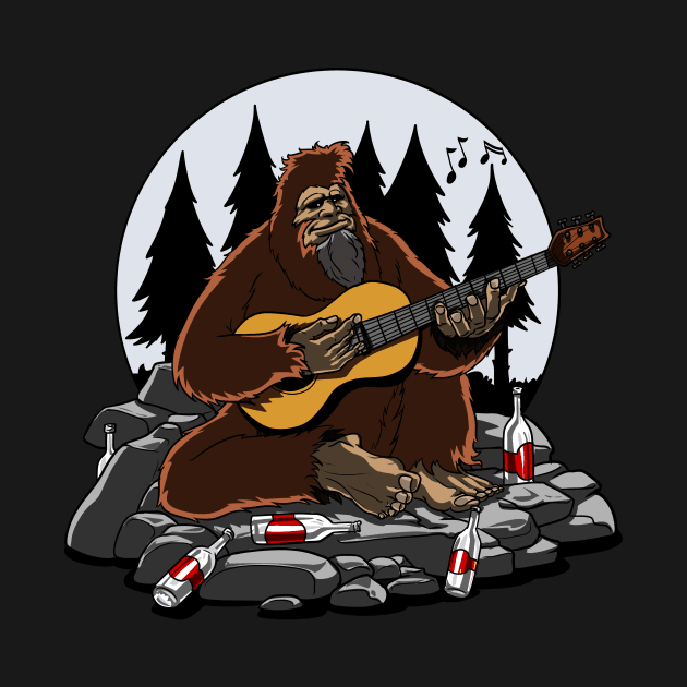 Bigfoot Camping by underheaven