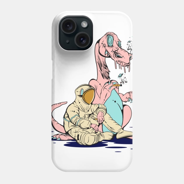 Astro Ride Phone Case by SMSVISUS