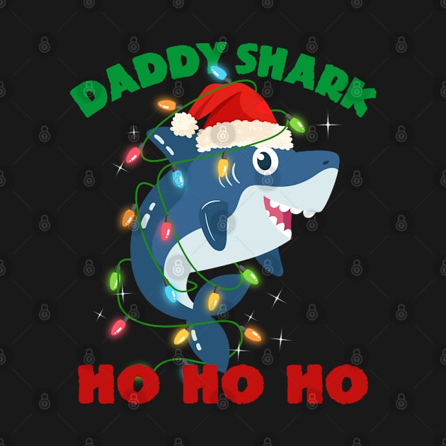 Daddy Shark Ho Ho Ho Christmas by mckinney