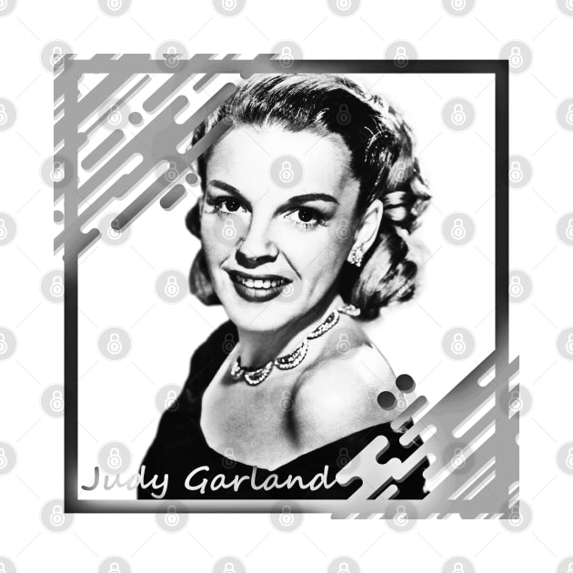 Judy Garland in Black & White Frame Concept by Mysimplicity.art