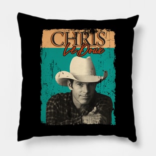 Chris LeDoux vintage Pillow