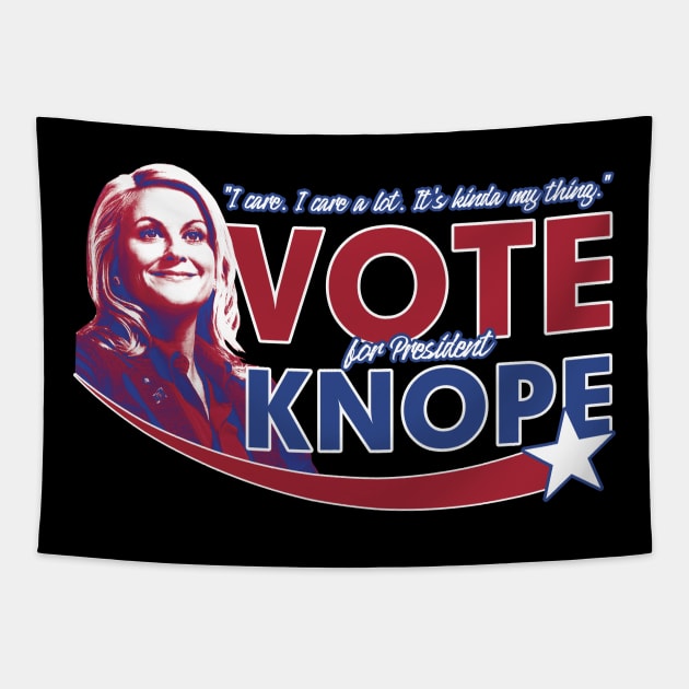 Vote Knope Tapestry by ZZDeZignZ