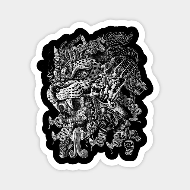 Jaguar Warrior Magnet by qetza