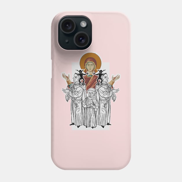 From Byzantium the prophecy of the evil that does not protect itself, get rid of it and pray Phone Case by Marccelus
