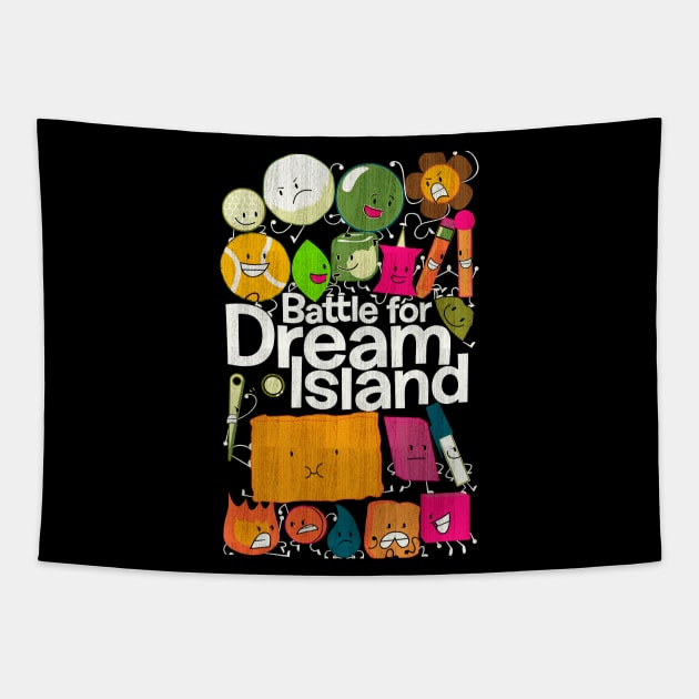 Battle for Dream Island Character Tapestry by NumbLinkin