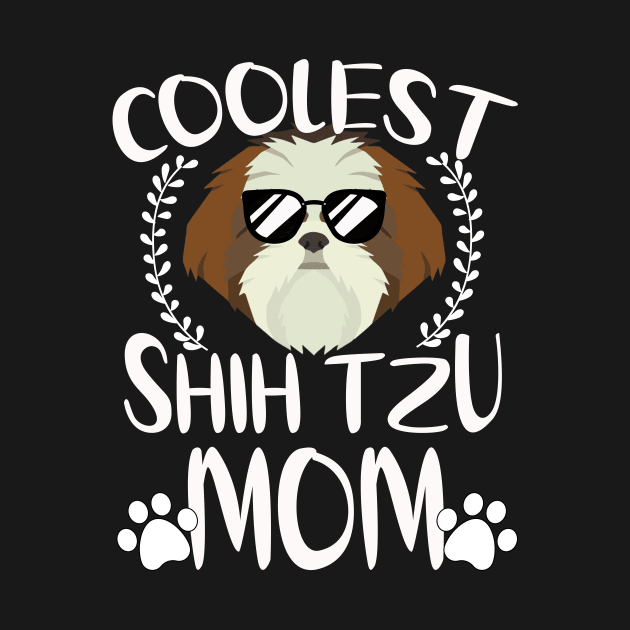 Glasses Coolest Shih Tzu Dog Mom by mlleradrian