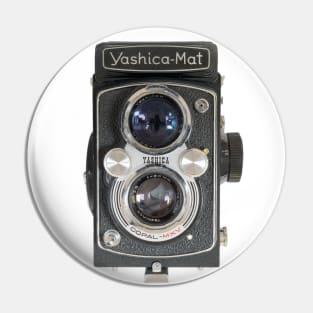 Yashica-Mat, twin lens reflex camera Pin