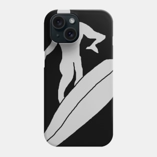 Poorly Drawn Silver Surfer Phone Case