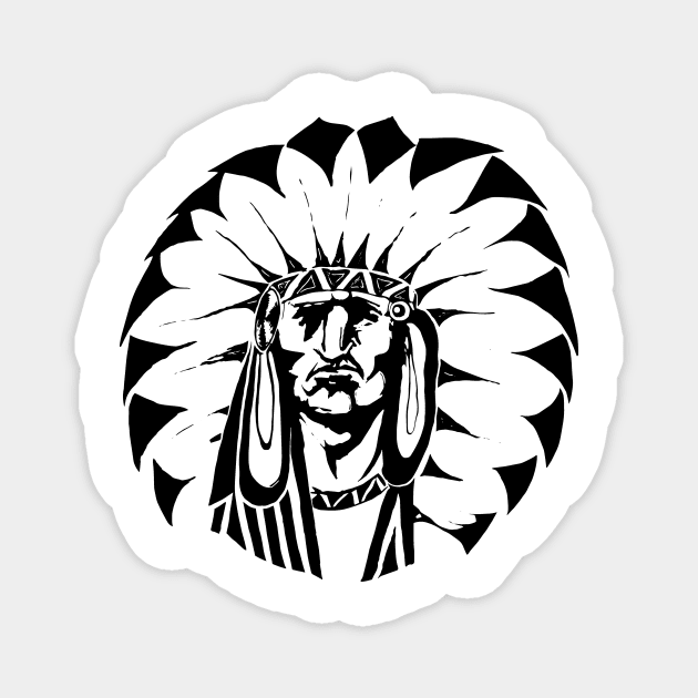 Native Pride Magnet by El Catel