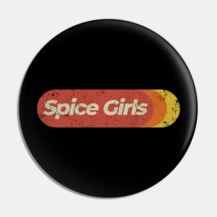Spice Girls Rounded Pin