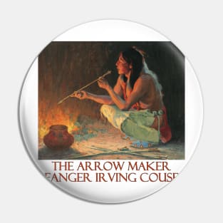 The Arrow Maker (1921) by Eanger Irving Couse Pin