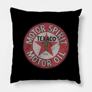 Texaco gasoline distressed design Pillow