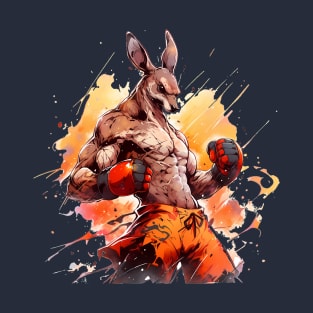 Kangaroo boxing MMA UFC champion fighter T-Shirt