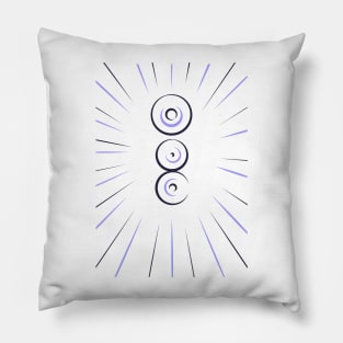 The minimal sides of the moons Pillow