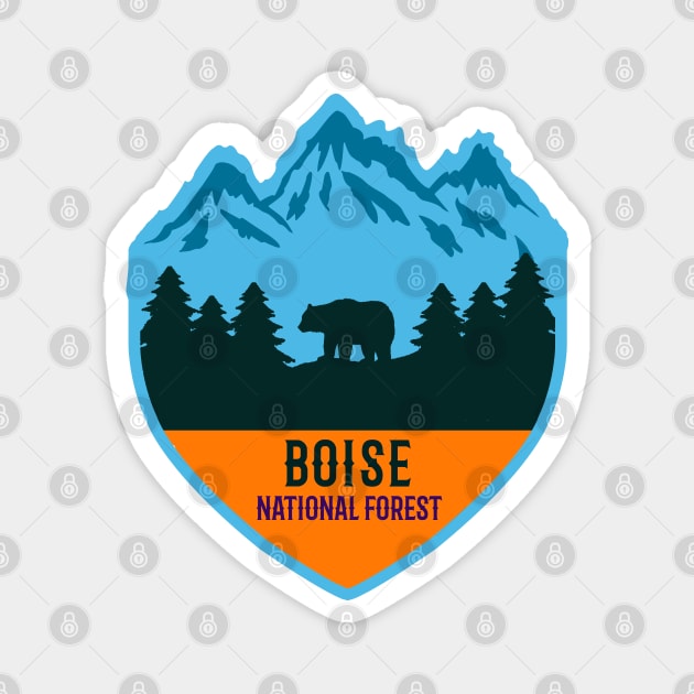 Boise National forest Magnet by Tonibhardwaj