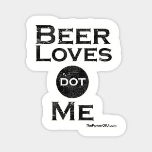 BeerLoves dot Me (Horizontal) Magnet