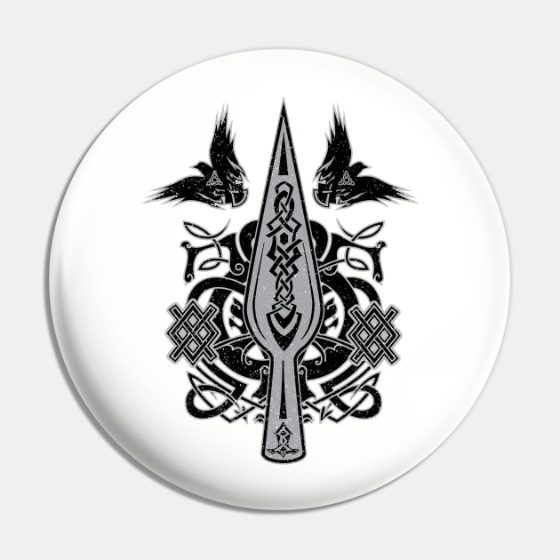 Gungnir - Spear of Odin Pin by Nartissima