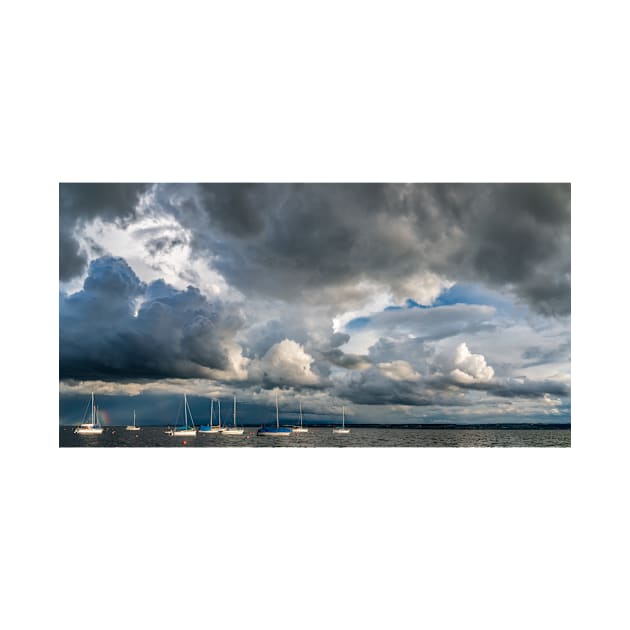 Storm Cloud Panorama over Lake Constance by holgermader