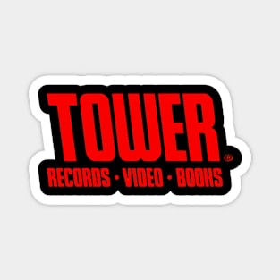 Tower Records Vintage Music Retro Magnet