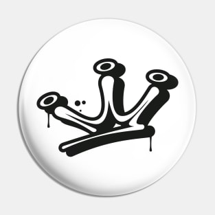 Crown Graffiti Pin