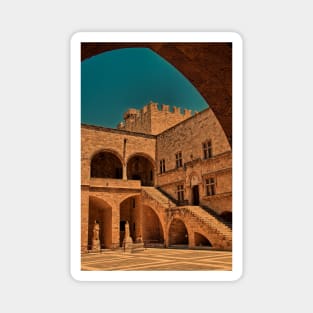 Greece. Rhodes. Palace of the Grand Master of the Knights of Rhodes. Magnet