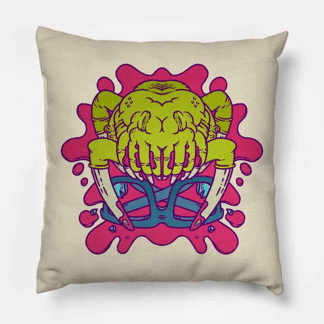 Face Hugger Pillow by _twrecks_