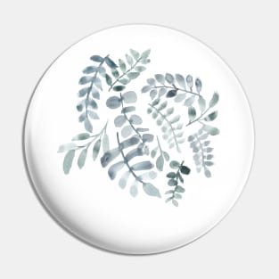 Green Leaves Pin