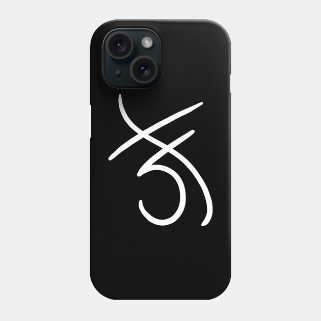 Sigil for Quiet Phone Case by digitalsigils