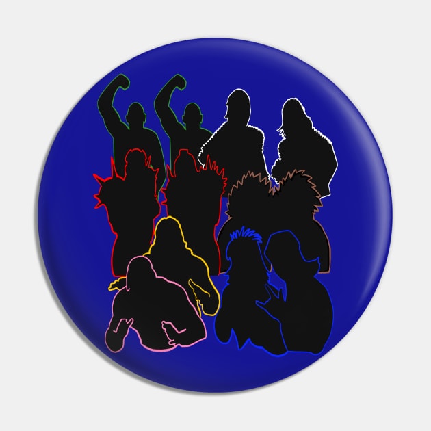 Classic Tag Teams Pin by Ace13creations