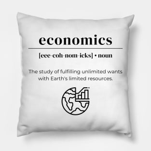 Economics Definition Pillow