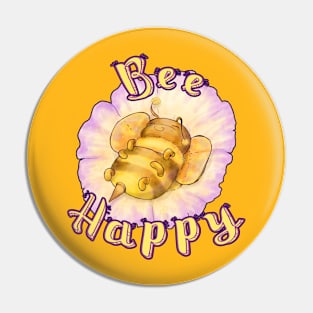 Bee Happy Pin