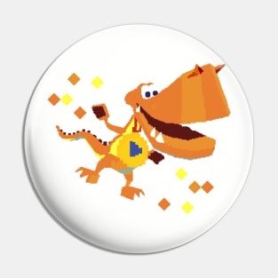 Hi-Score Dinosaur! Pin