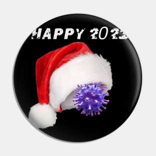 COVID SANTA Happy new Year 2021 Pin