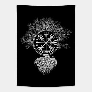 Vegvisir  and Tree of life  -Yggdrasil Tapestry