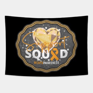 COPD Awareness Support Squad Heart of Gold Edition Tapestry