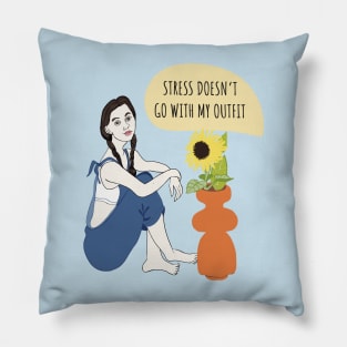 Stress Doesn’t Go With My Outfit Pillow