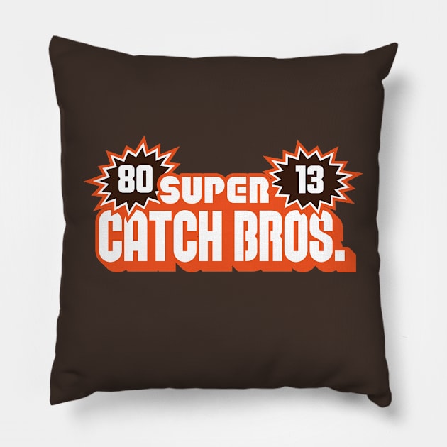 Super Catch Bros Pillow by KFig21