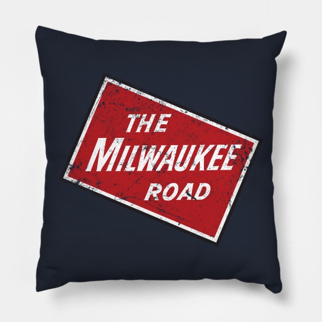 Milwaukee Road Pillow by MindsparkCreative