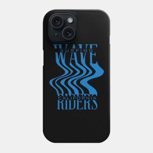 Surfing Wave Riders California Phone Case